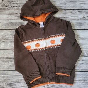 Gymboree Pumpkin Sweater Size 4T VGUC Vintage